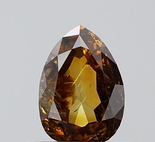 0.61ct Pear GREEN I1