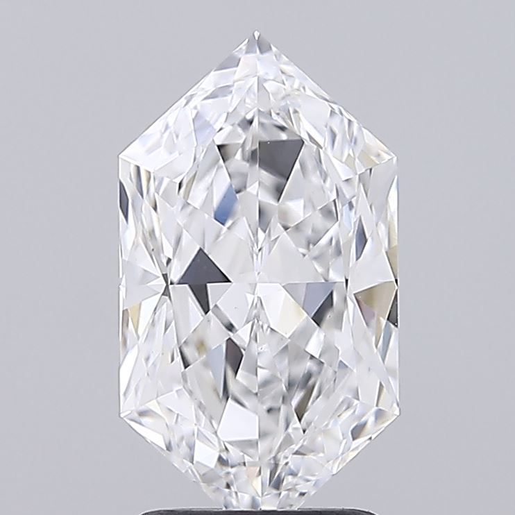 2.5 ct lab-grown Hexagonal Diamond