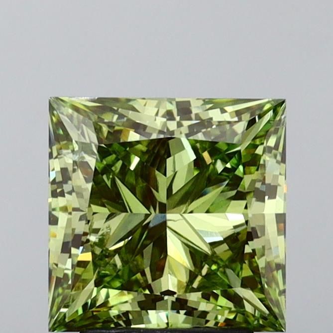 3.02 ct. princess Lab Grown Diamond front image