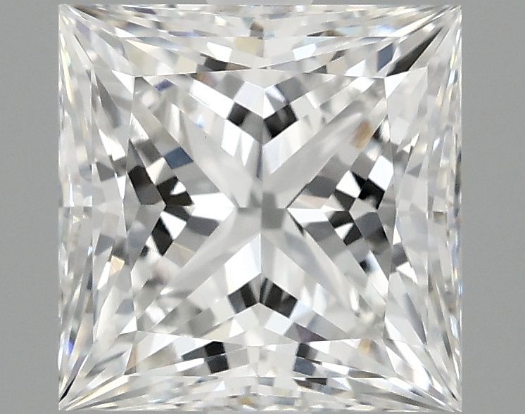 2.10 ct. princess Lab Grown Diamond front image