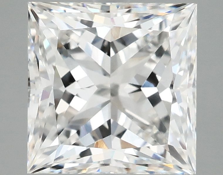 4.19 ct. princess Lab Grown Diamond front image