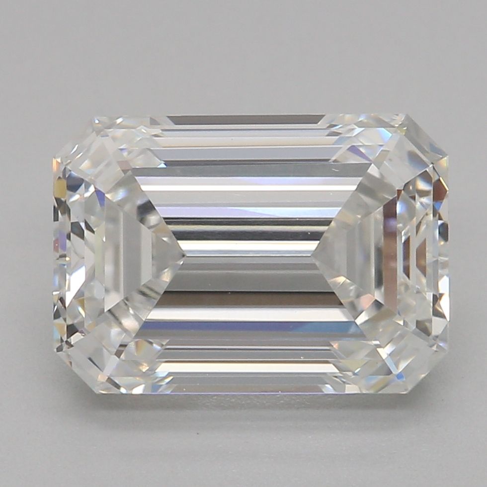2.57 ct. emerald Lab Grown Diamond front image