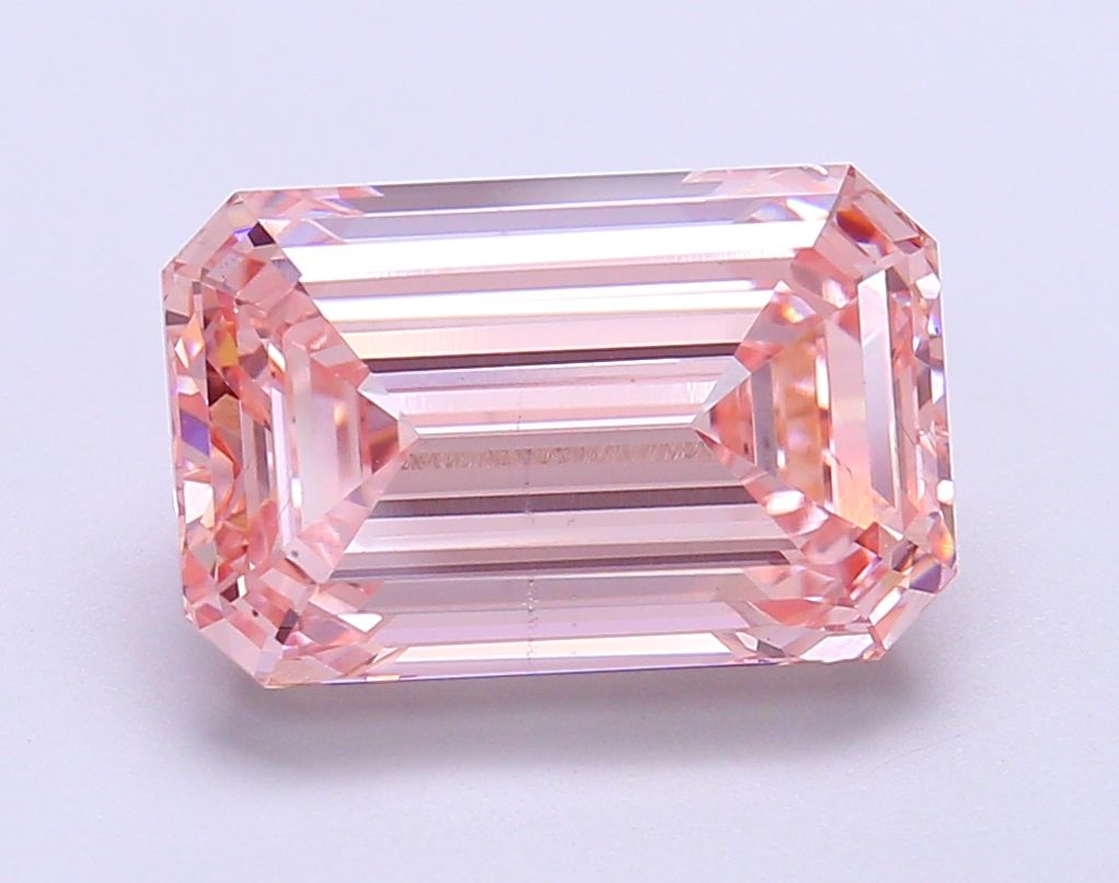5.62 ct. emerald Lab Grown Diamond front image