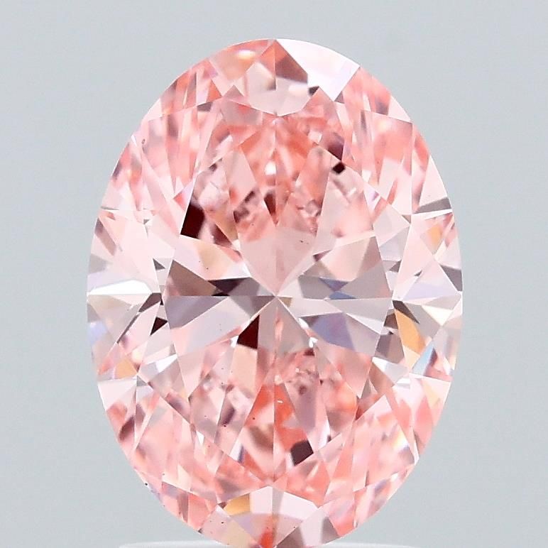 2.08 ct. oval Lab Grown Diamond front image
