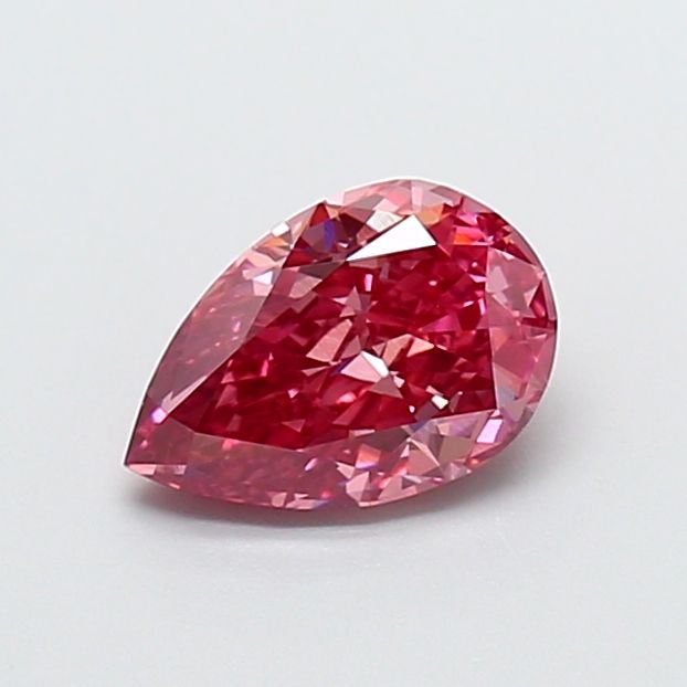 1.01 carat fancy vivid pink VS2 EX Cut IGI pear diamond