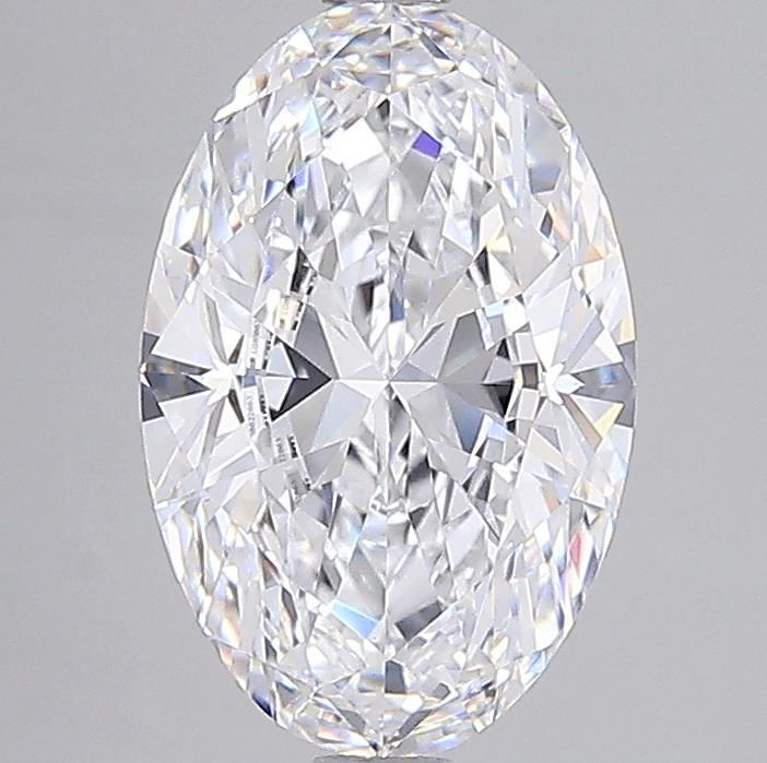 3.02 ct. oval Lab Grown Diamond front image