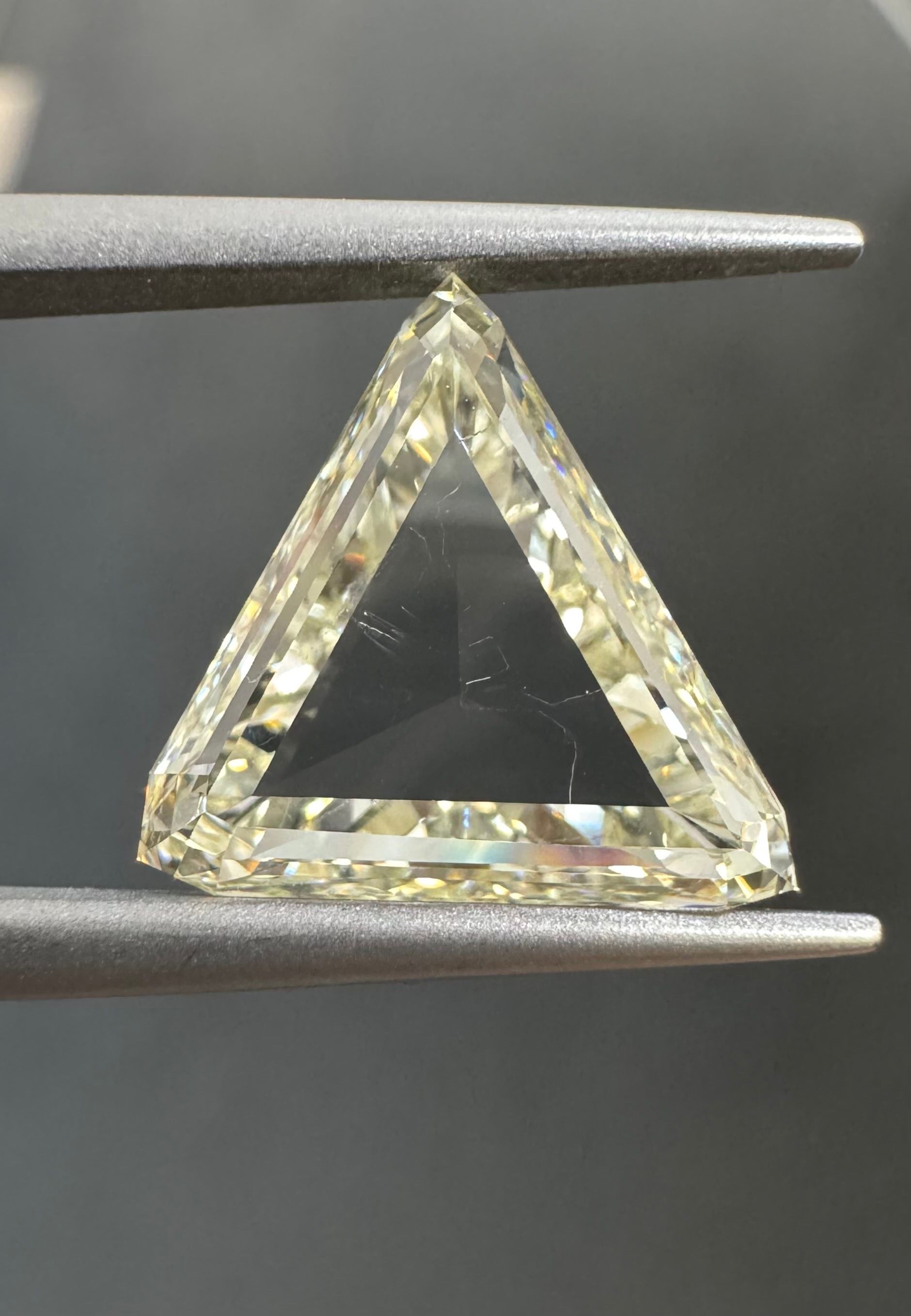 3.52 Carat Triangular Diamond L SI1