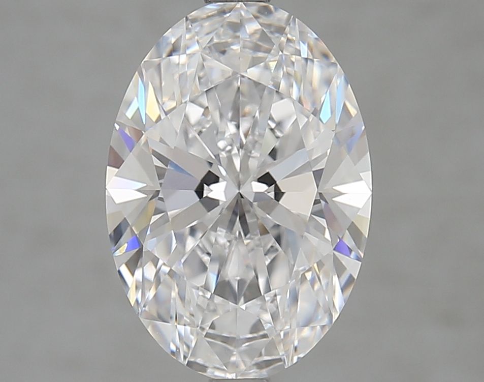 Diamant Ovale 3.48 ct - Couleur D - Pureté VVS1