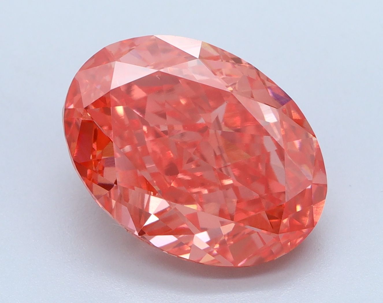 5.03 ct. oval Lab Grown Diamond front image