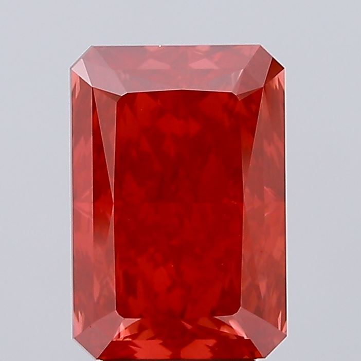 5.1 carat fancy vivid red VS1 EX Cut IGI radiant diamond