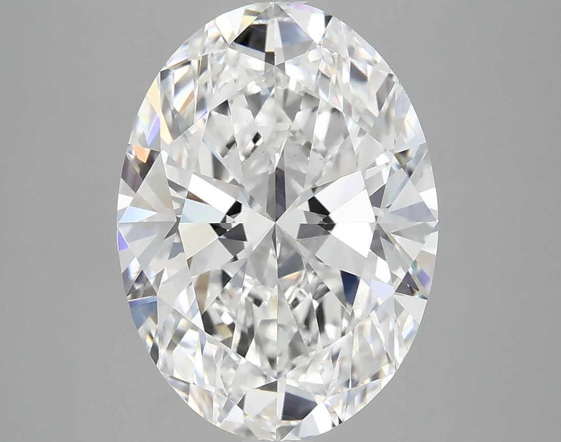 3.85 ct. oval Lab Grown Diamond front image