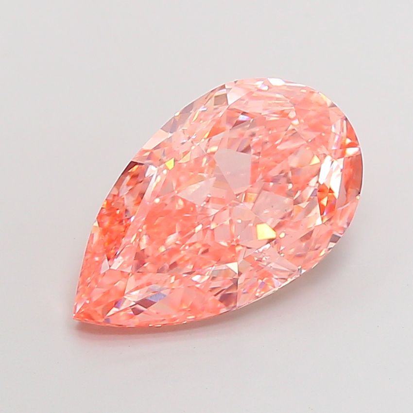 7.01 ct. pear Lab Grown Diamond front image