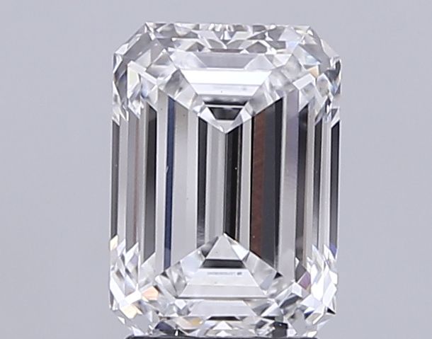 3.04 ct. emerald Lab Grown Diamond front image
