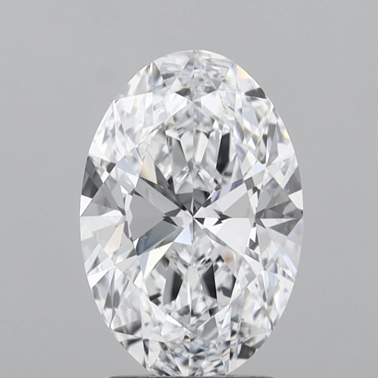 2.10 ct. oval Lab Grown Diamond front image