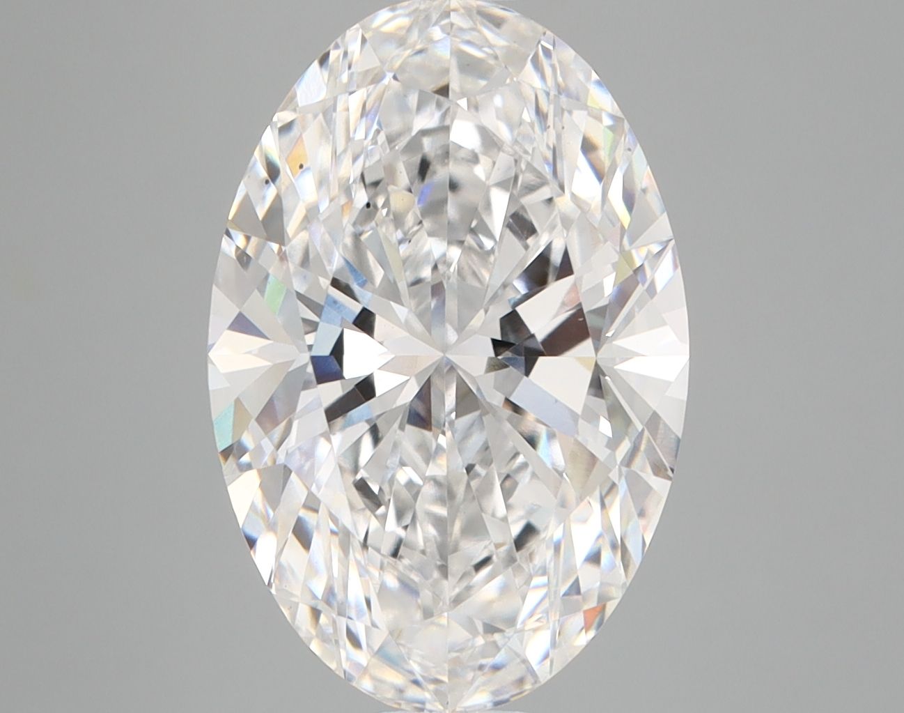 5.06 ct. oval Lab Grown Diamond front image