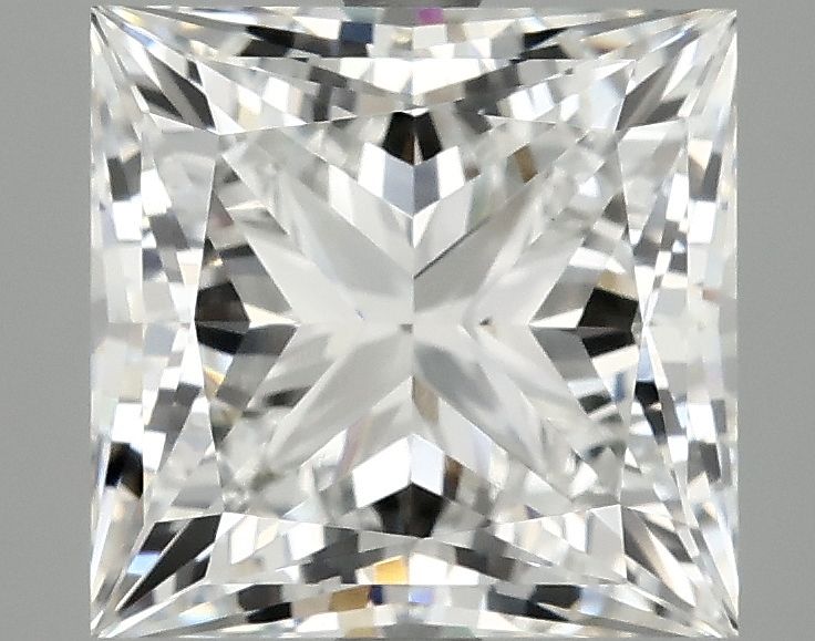 4.16 ct. princess Lab Grown Diamond front image