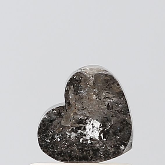 0.8 Carat Heart Diamond Salt and Pepper VS1