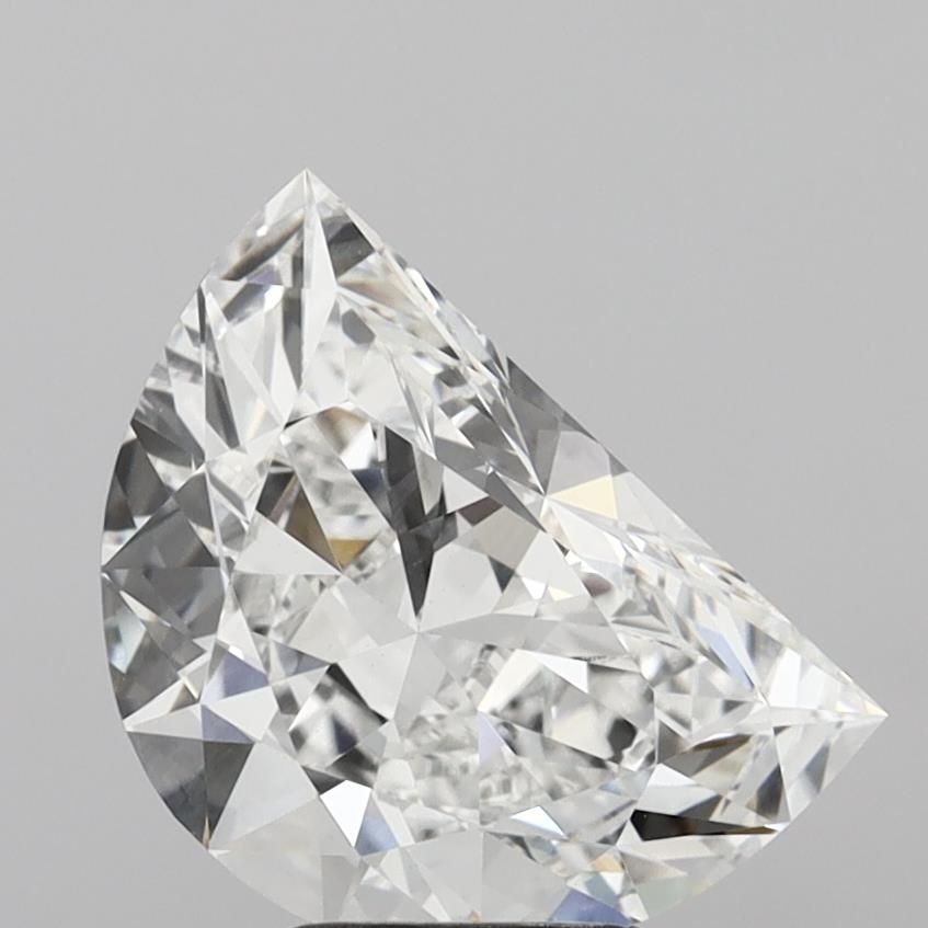 3.78 ct lab-grown Half moon Diamond