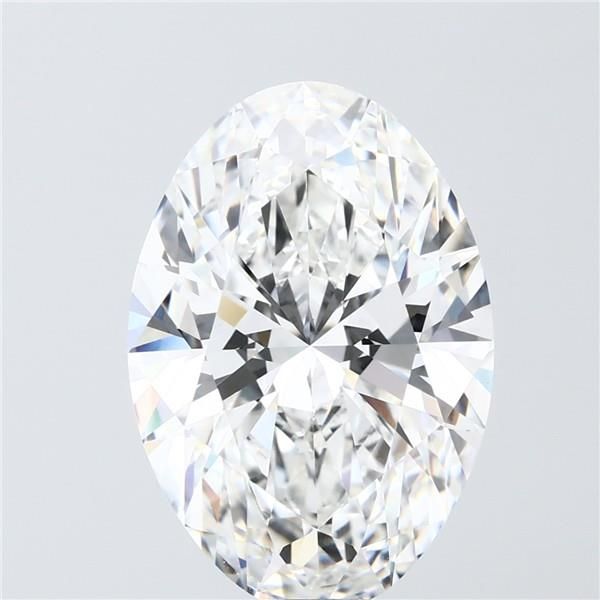 7.05 ct. oval Lab Grown Diamond front image
