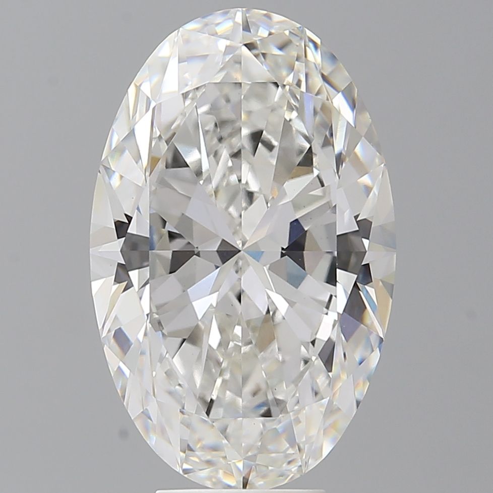 7.57 ct. oval Lab Grown Diamond front image