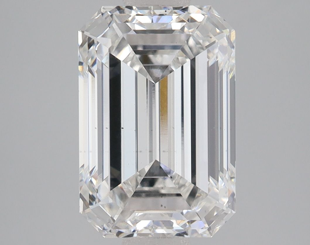 3.70 ct. emerald Lab Grown Diamond front image