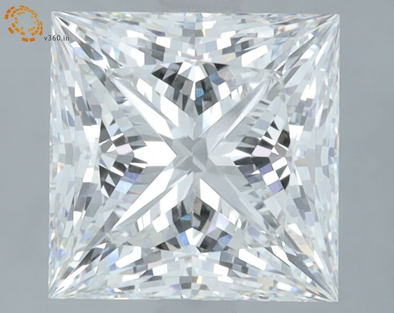 3.09 ct. princess Lab Grown Diamond front image