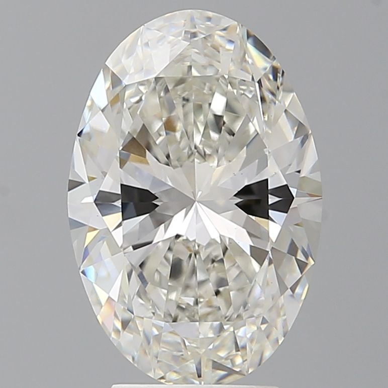 4.07 ct. oval Lab Grown Diamond front image