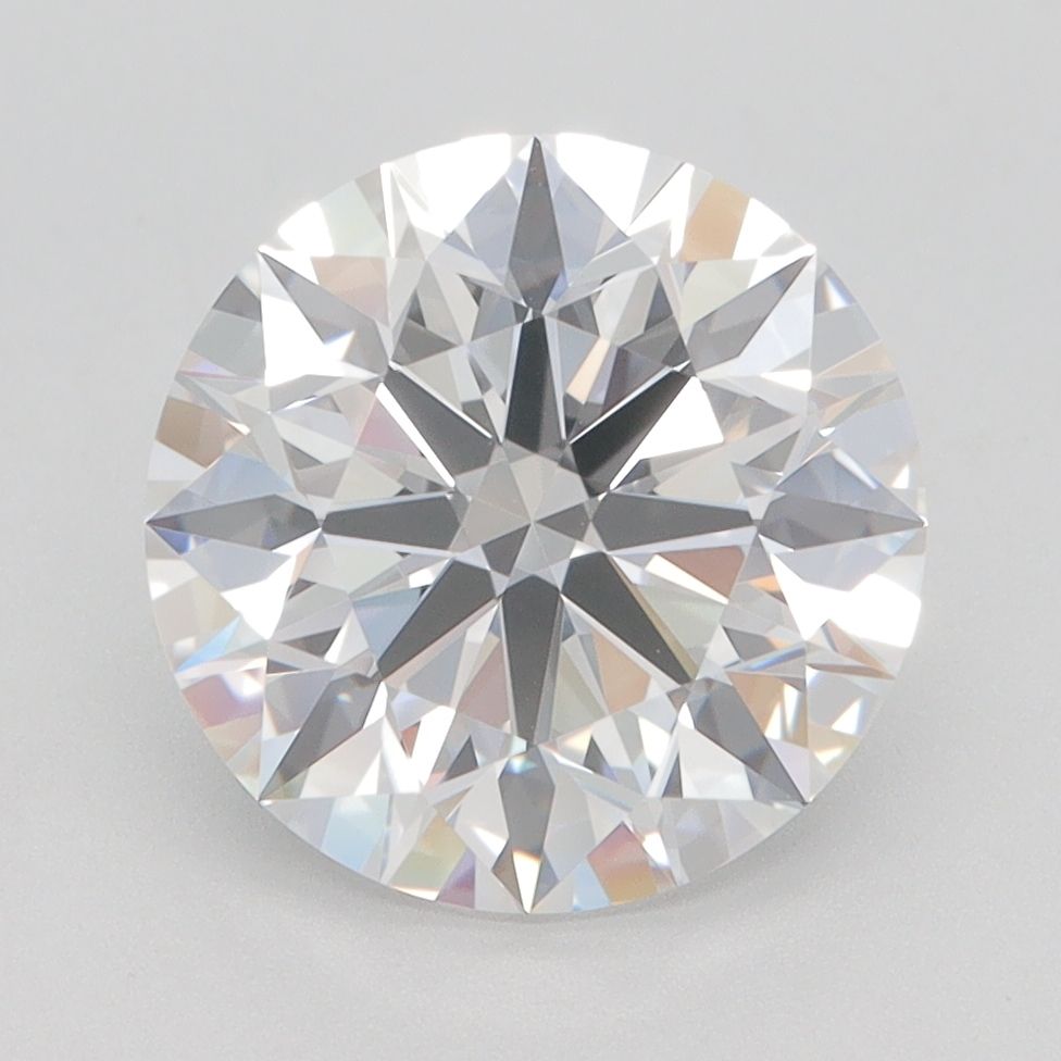 Diament LG okrągły, 3.27 ct, E, VVS2, szlif EX