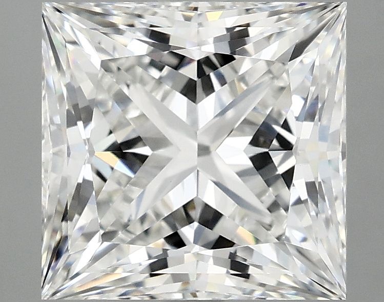 4.09 ct. princess Lab Grown Diamond front image