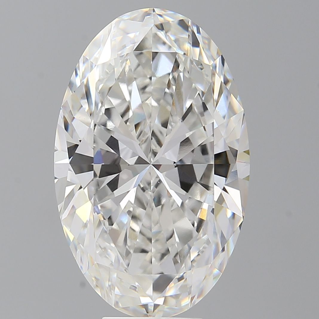 9.58 ct. oval Lab Grown Diamond front image