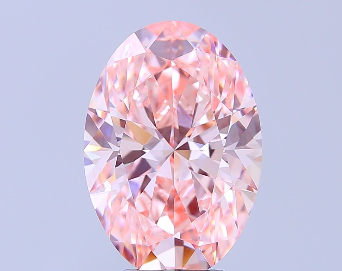 6.09 ct. oval Lab Grown Diamond front image