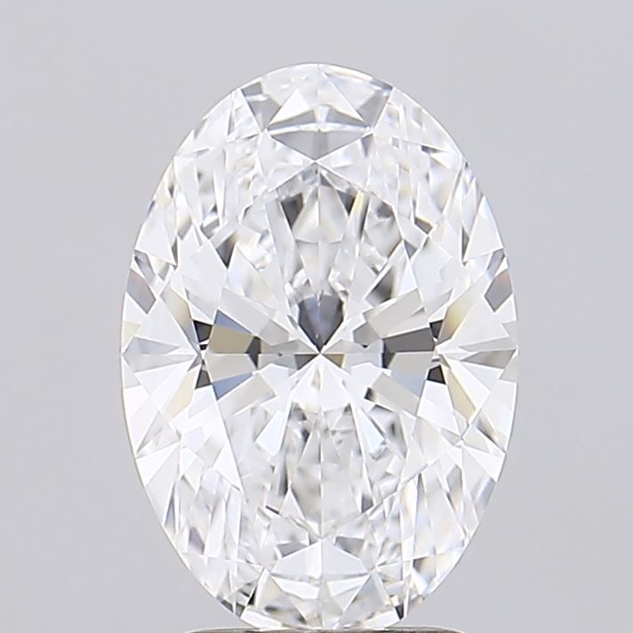 2.76 ct. oval Lab Grown Diamond front image