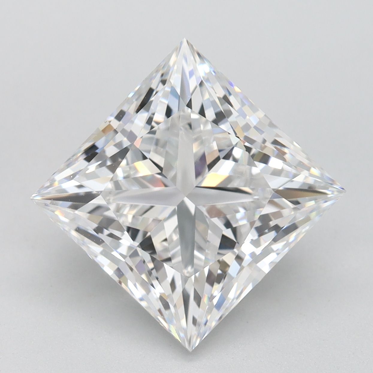 4.36 ct. princess Lab Grown Diamond front image