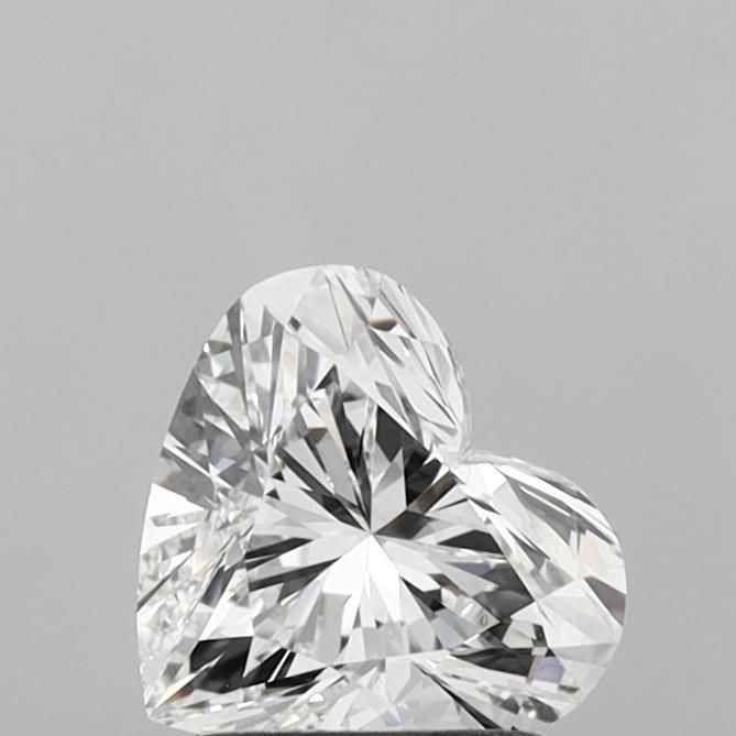 1.46 carat f VVS2 EX Cut IGI heart diamond