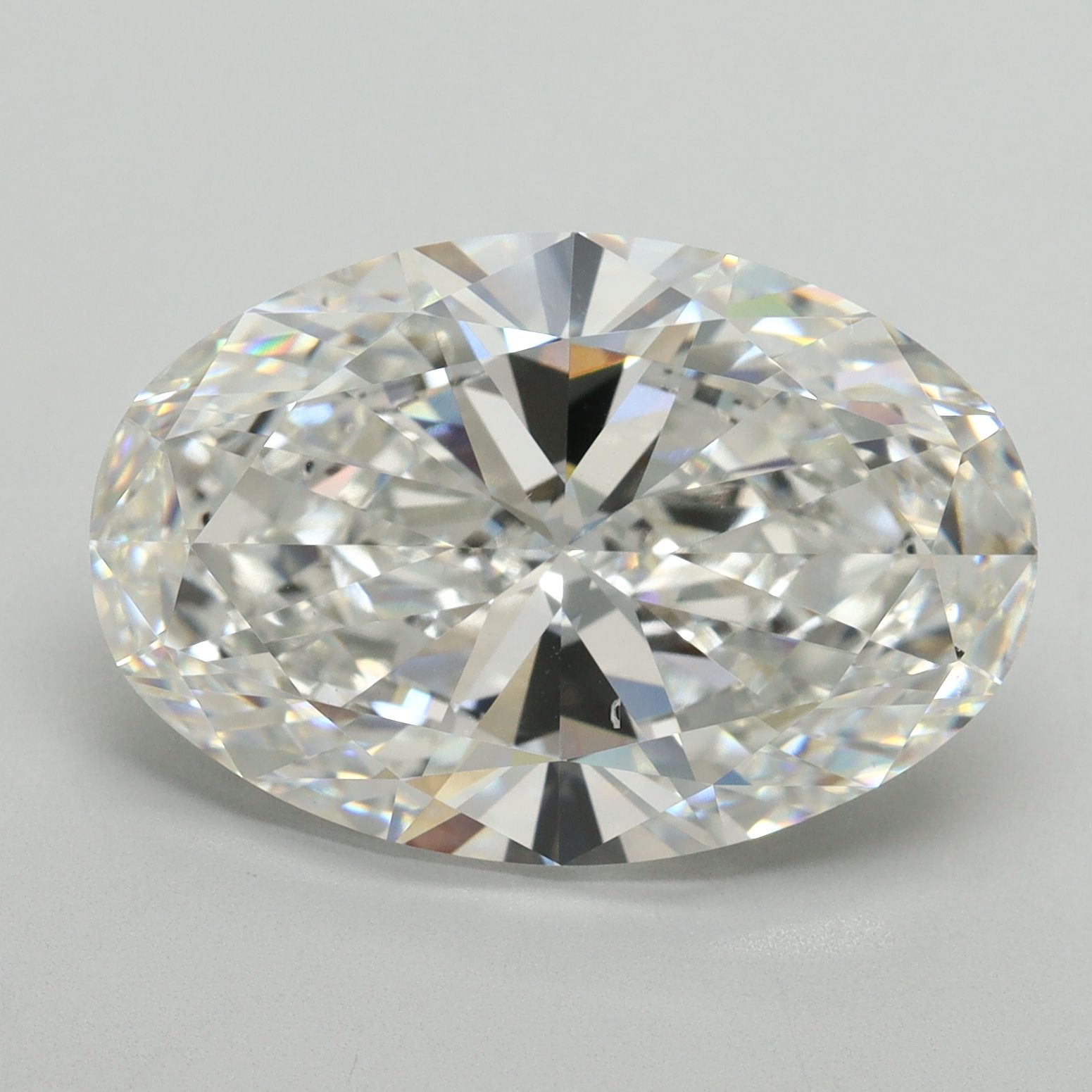 9.02 ct. oval Lab Grown Diamond front image