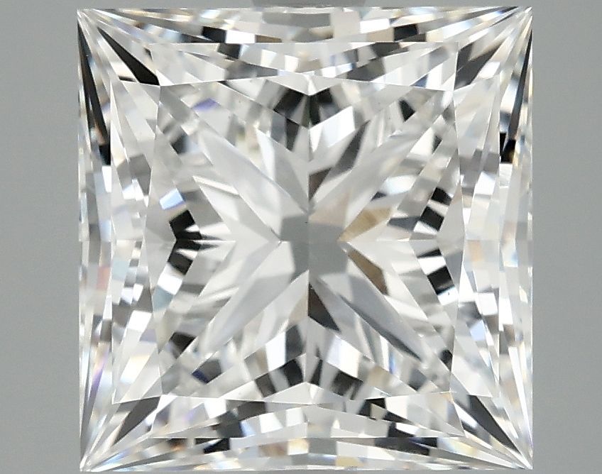 4.19 ct. princess Lab Grown Diamond front image