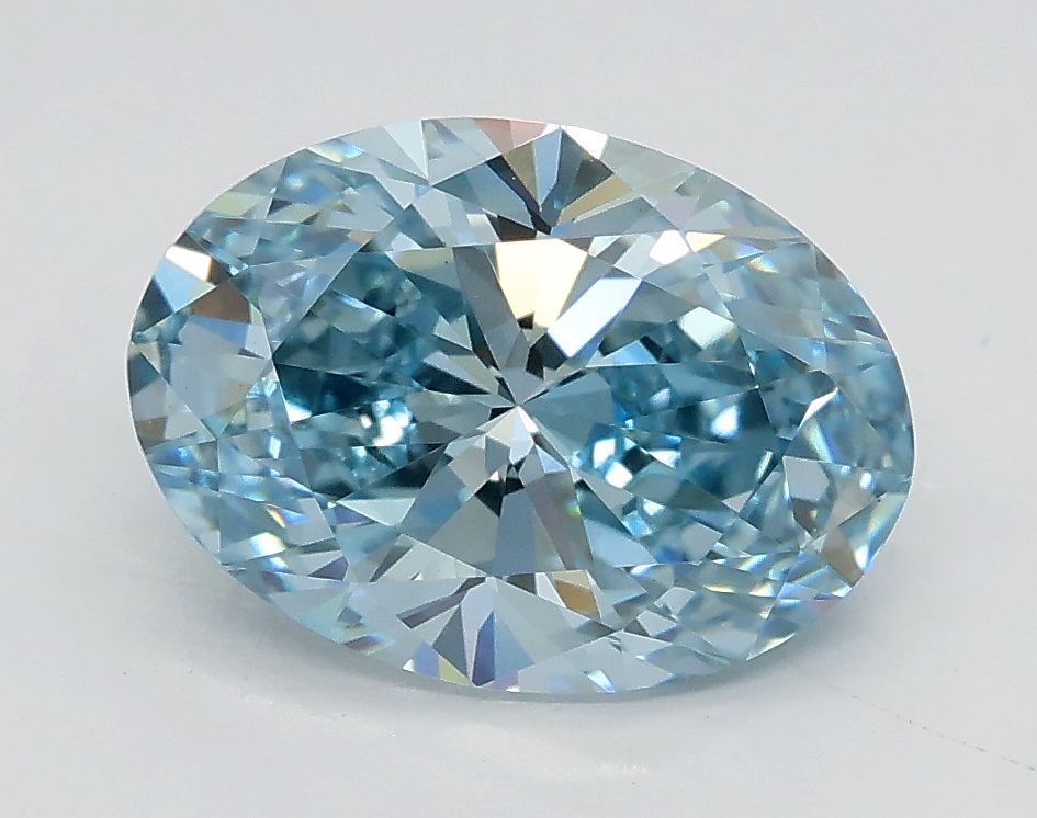 2.01 ct. oval Lab Grown Diamond front image