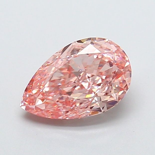 PEAR 2.07ct Fancy Vivid Pink VS1 – EX EX STG