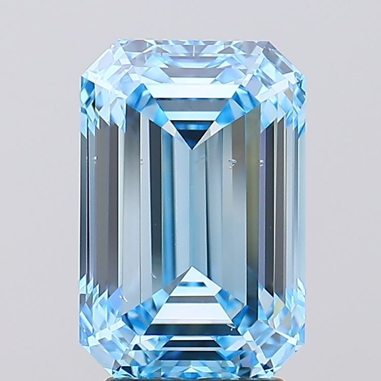 4.09 ct. emerald Lab Grown Diamond front image