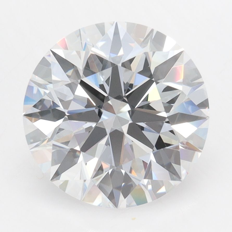 Diament LG okrągły, 3.62 ct, D, IF, szlif EX