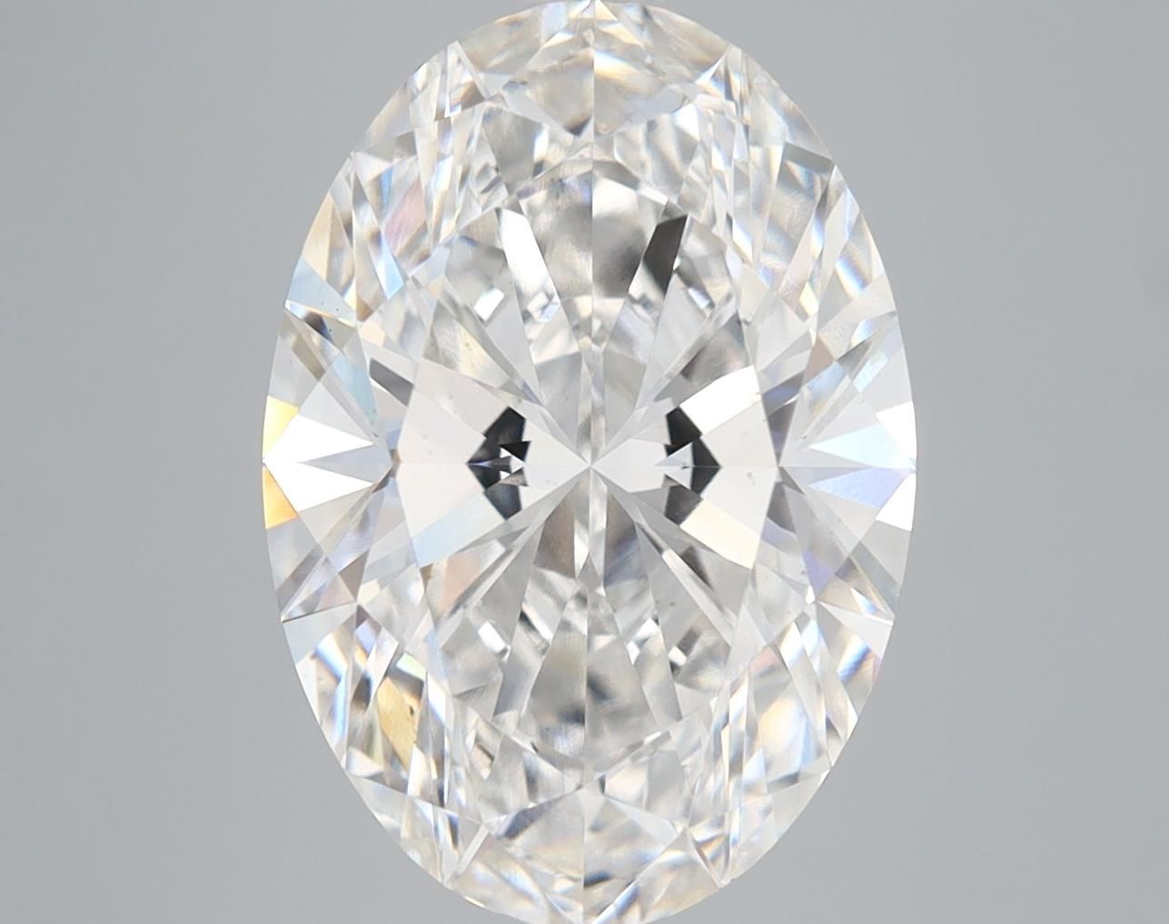 5.11 ct. oval Lab Grown Diamond front image