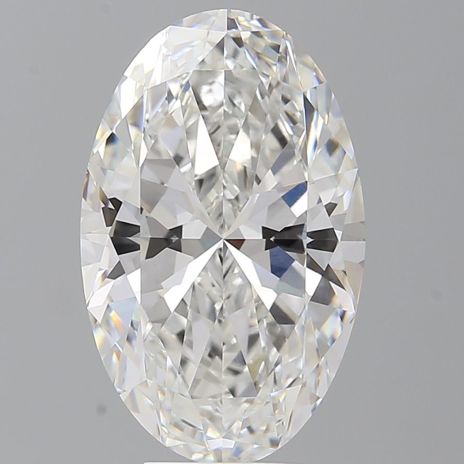 7.09 ct. oval Lab Grown Diamond front image