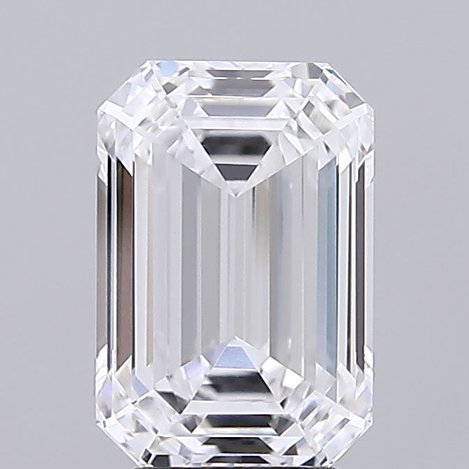 Diament LG szmaragdowy, 3.75 ct, D, VVS2