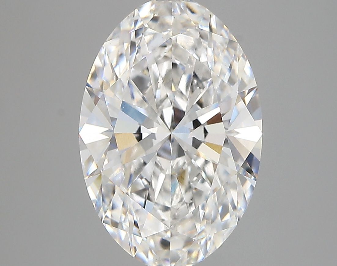 3.35 ct. oval Lab Grown Diamond front image