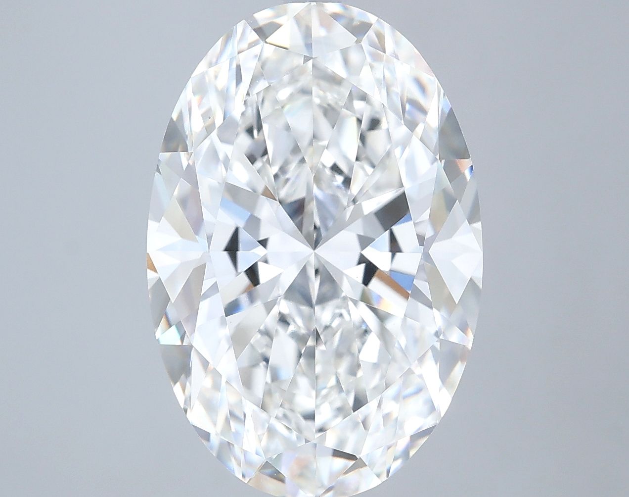 6.56 ct. oval Lab Grown Diamond front image