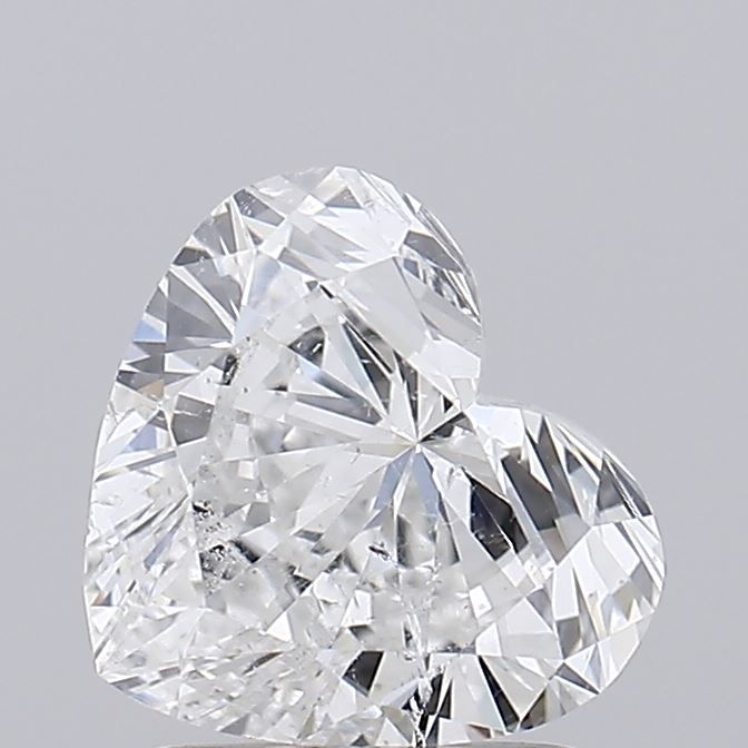 1.64 Carat Heart Diamond F I1