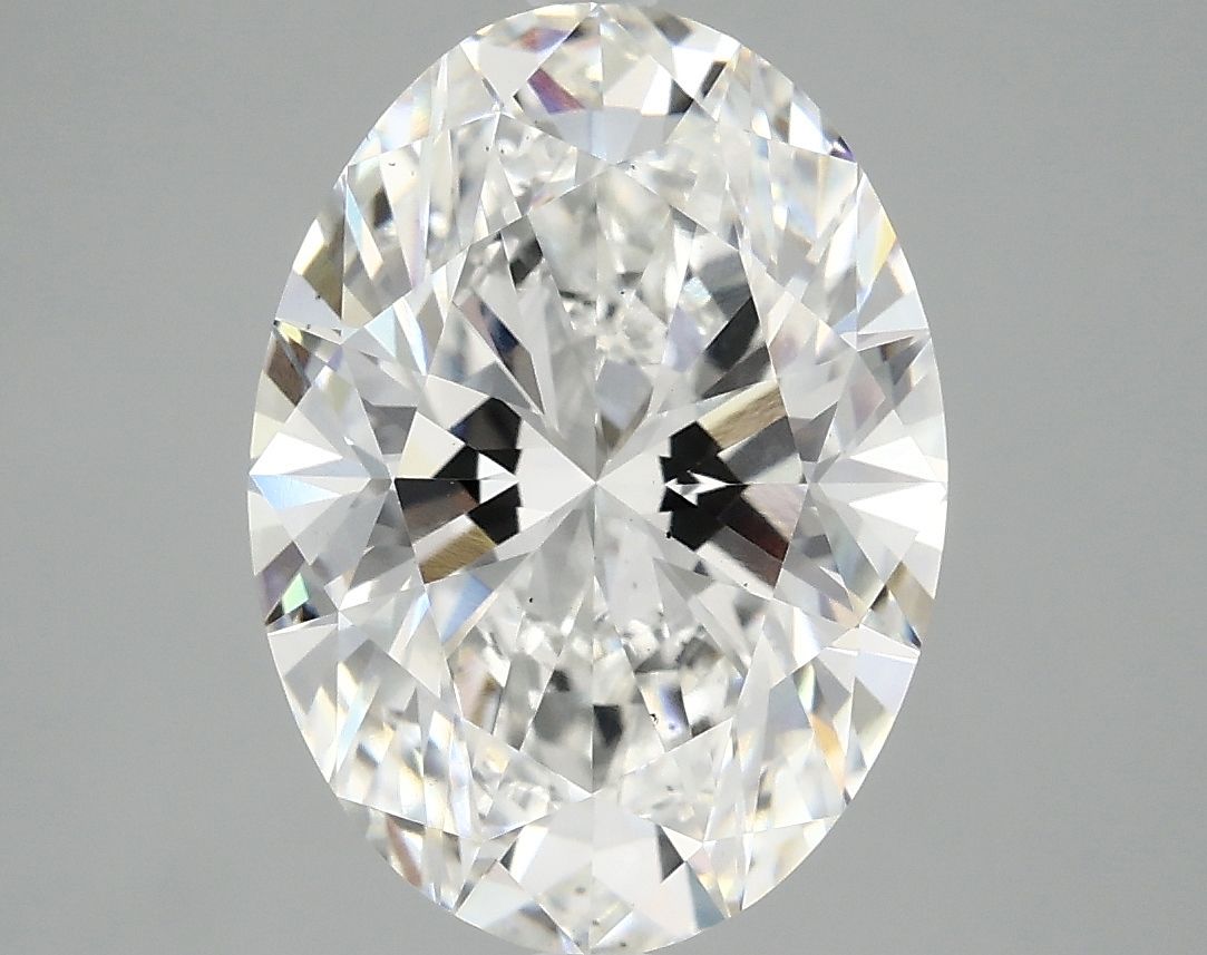 3.85 ct. oval Lab Grown Diamond front image