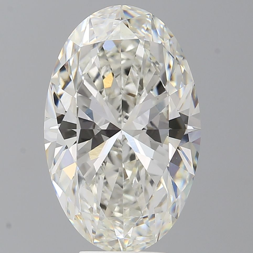 7.10 ct. oval Lab Grown Diamond front image