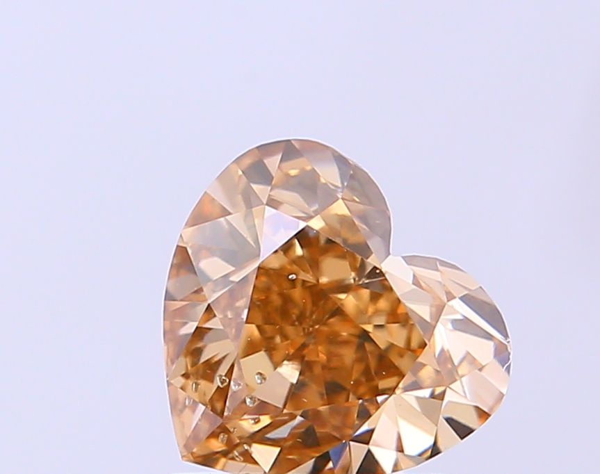 1.01 Carat Heart Diamond Light Brown VS2