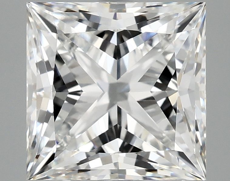 4.19 ct. princess Lab Grown Diamond front image
